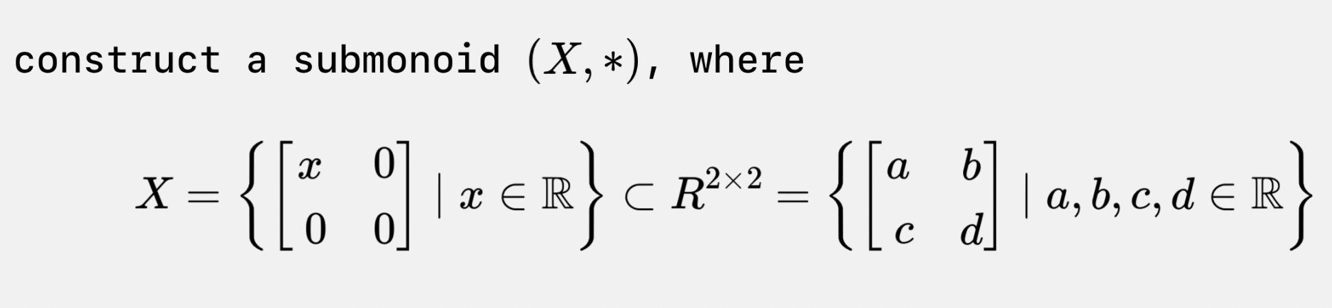 Why mathematicians choose “A linear subspace must have the additive identity” as one of the condition of the linear subspace but not “A linear subspace must be nonempty” ?